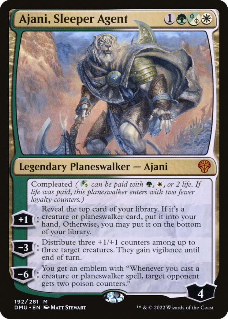 Image of Ajani, Sleeper Agent (PPDMU-192P) - Dominaria United Promos