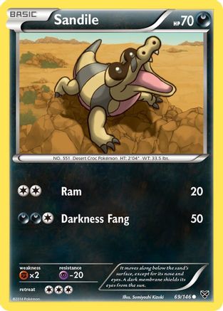 Image of Sandile 069  - Reverse Holofoil XY Base Set - Common