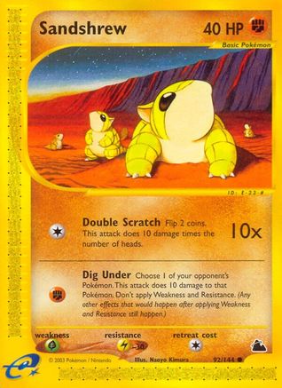 Image of Sandshrew 092  Skyridge - Common
