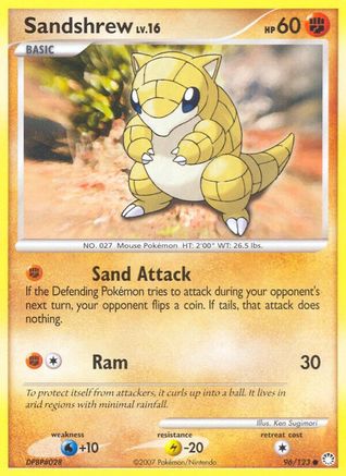 Image of Sandshrew 096  Mysterious Treasures - Common