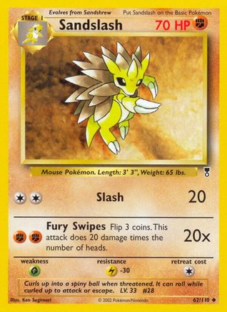 Image of Sandslash 062  Legendary Collection - Uncommon