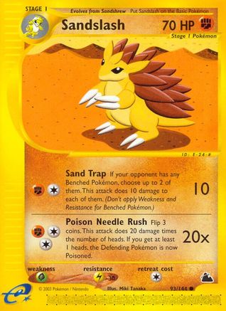 Image of Sandslash 093  - Reverse Holofoil Skyridge - Common