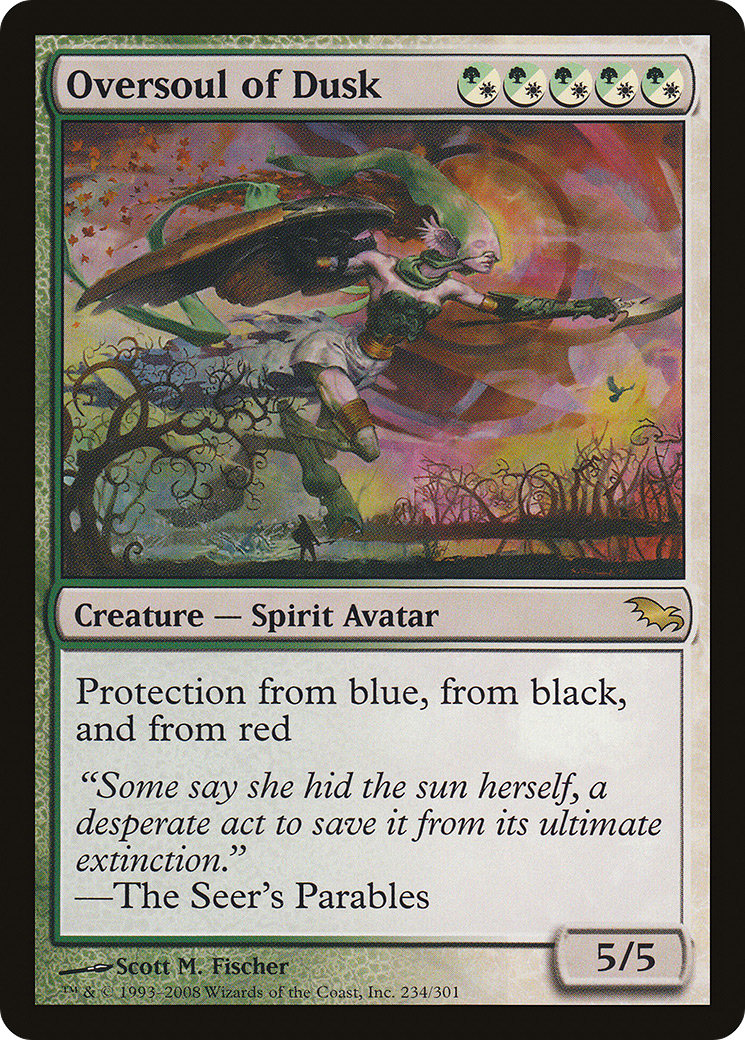 Image of Oversoul of Dusk (SHM-234) - Shadowmoor Foil