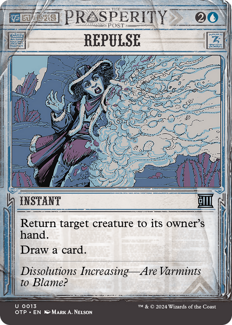 Image of Repulse (OTP-013) - Breaking News: (Showcase) (Borderless)