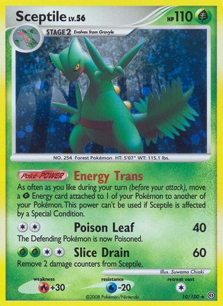 Image of Sceptile 010  - Reverse Holofoil Stormfront - Holo Rare