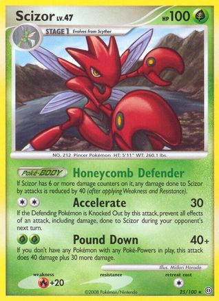 Image of Scizor 025  Stormfront - Rare