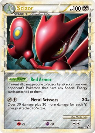 Image of Scizor (Prime) 084/90  - Holofoil Undaunted - Ultra Rare