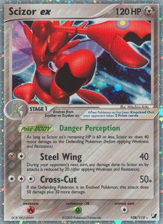 Image of Scizor ex 108  - Holofoil Unseen Forces - Ultra Rare