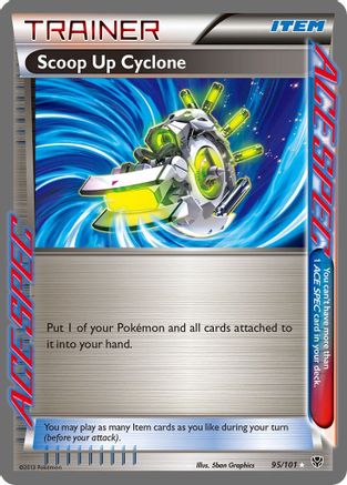 Image of Scoop Up Cyclone 095  - Holofoil Plasma Blast - Rare Ace