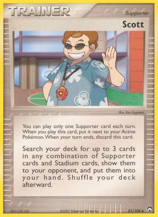 Image of Scott 081/108  - Reverse Holofoil Power Keepers - Uncommon