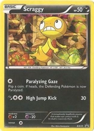 Image of Scraggy BW25  - Holofoil Black and White Promos - Promo