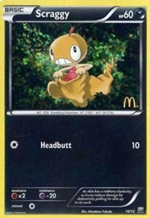 Image of Scraggy 010/12  - Holofoil McDonalds Promos 2012 - Promo