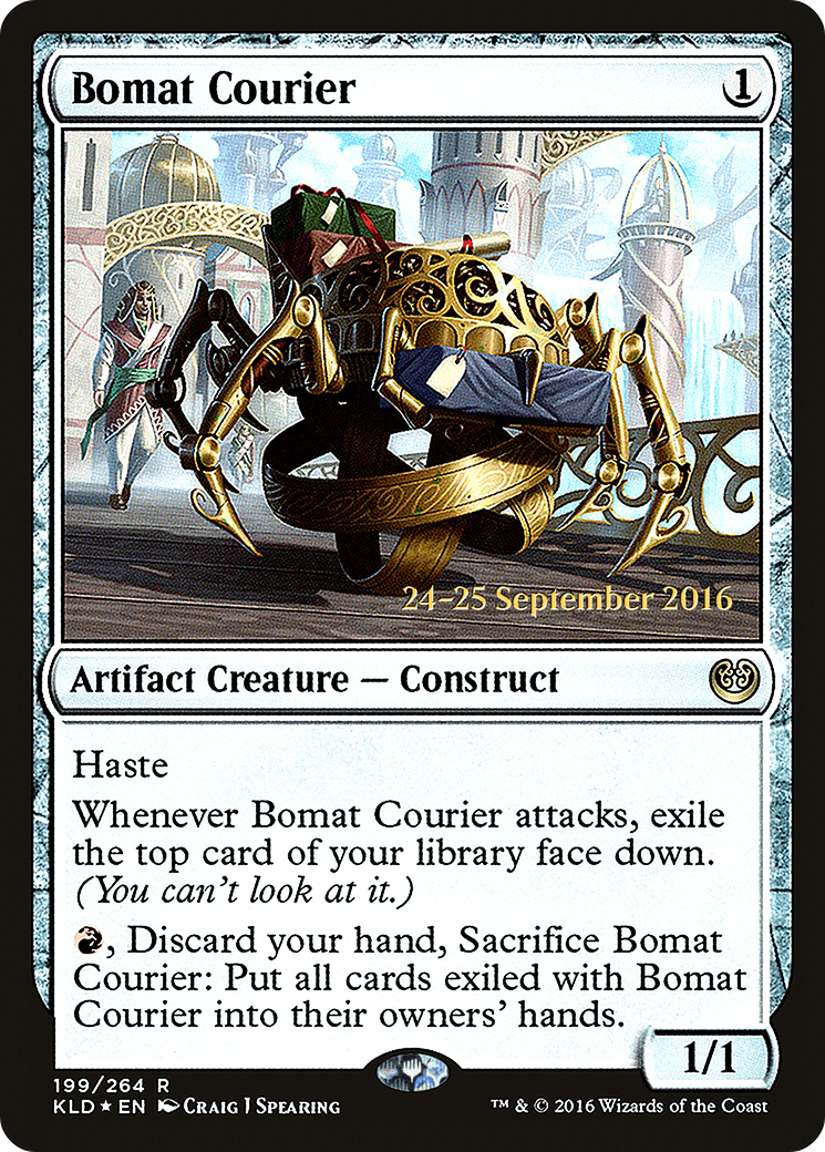 Image of Bomat Courier (PRE-199S) - Kaladesh Promos Foil