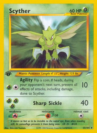 Image of Scyther 055  - 1st Edition Neo Destiny - Uncommon