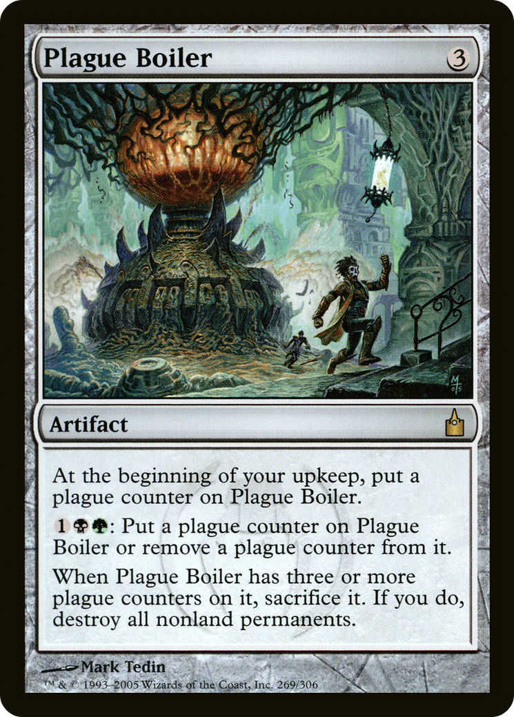 Image of Plague Boiler (RAV-269) - Ravnica: City of Guilds