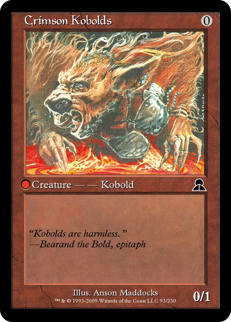 Image of Crimson Kobolds (ME3-093) - Masters Edition III