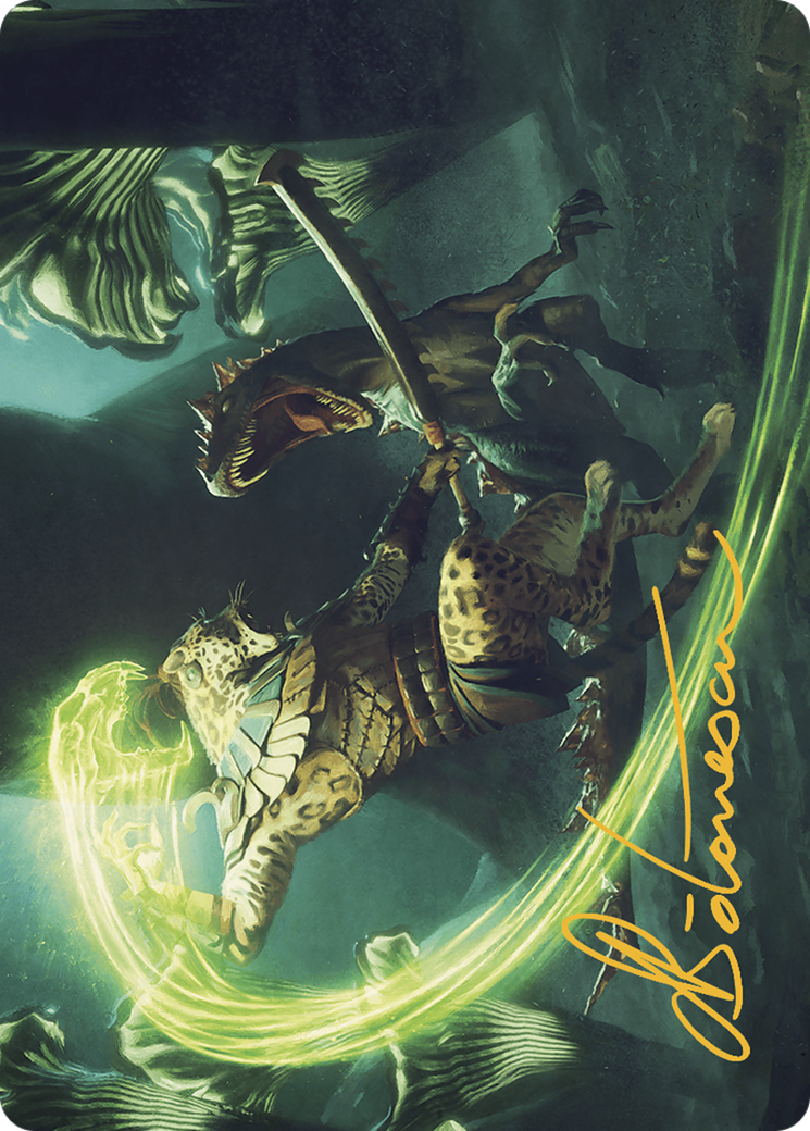 Image of Contest of Claws // Contest of Claws (ALCI-072) - The Lost Caverns of Ixalan Art Series (Borderless) Foil