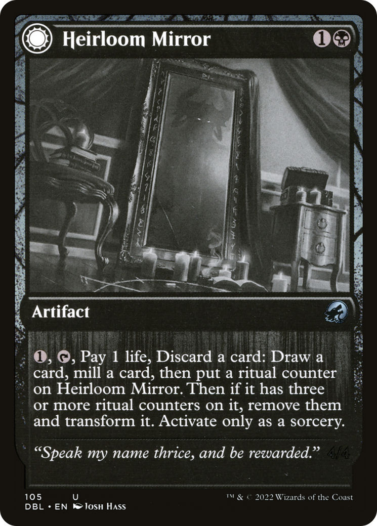 Image of Heirloom Mirror (DBL-105) - Innistrad: Double Feature: (Double Faced Transform)