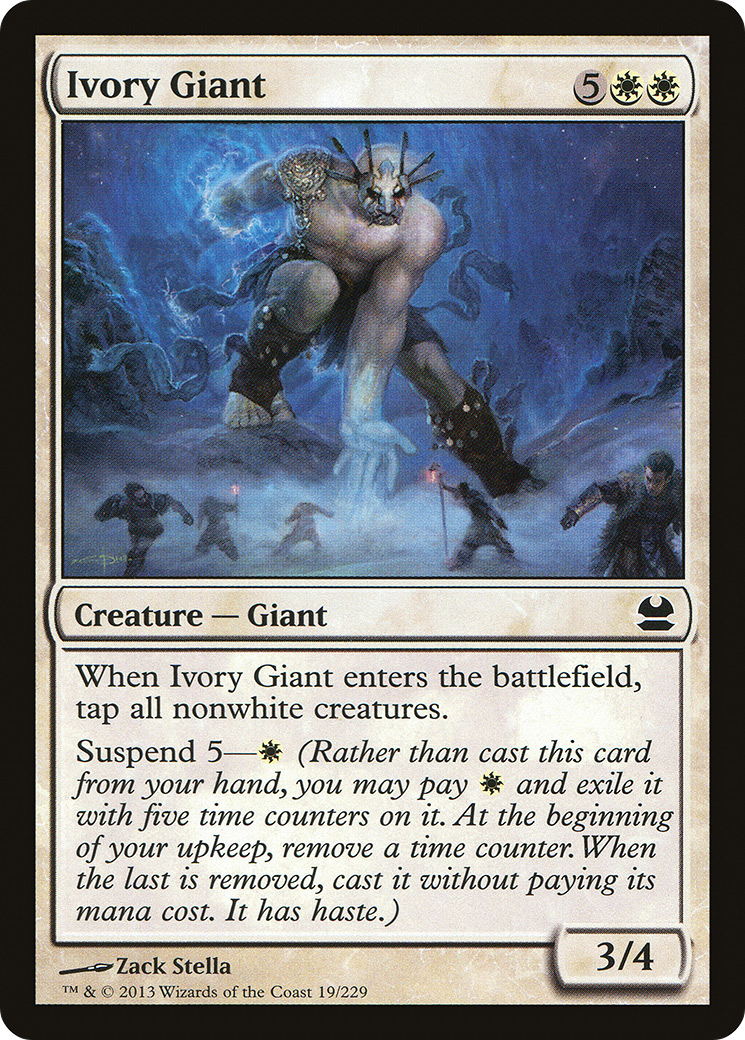 Image of Ivory Giant (MMA-019) - Modern Masters Foil