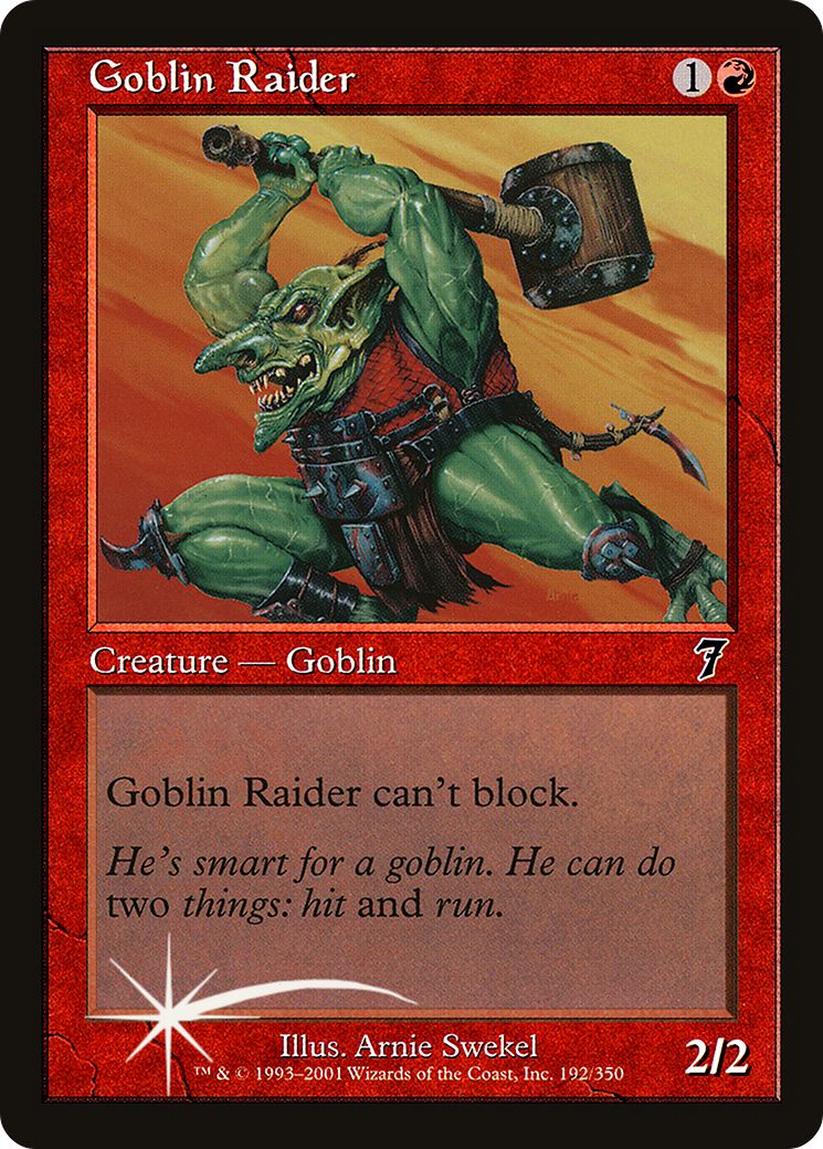 Image of Goblin Raider (7ED-192) - 7th Edition