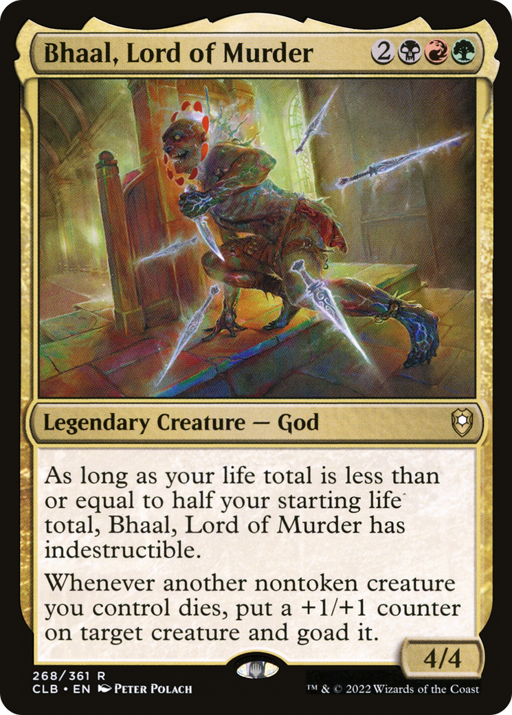 Image of Bhaal, Lord of Murder (CLB-268) - Commander Legends: Battle for Baldur's Gate