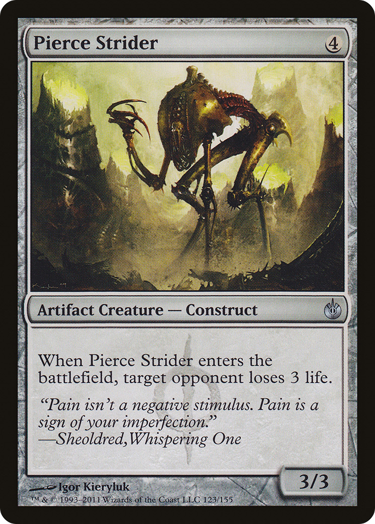 Image of Pierce Strider (MBS-123) - Mirrodin Besieged Foil