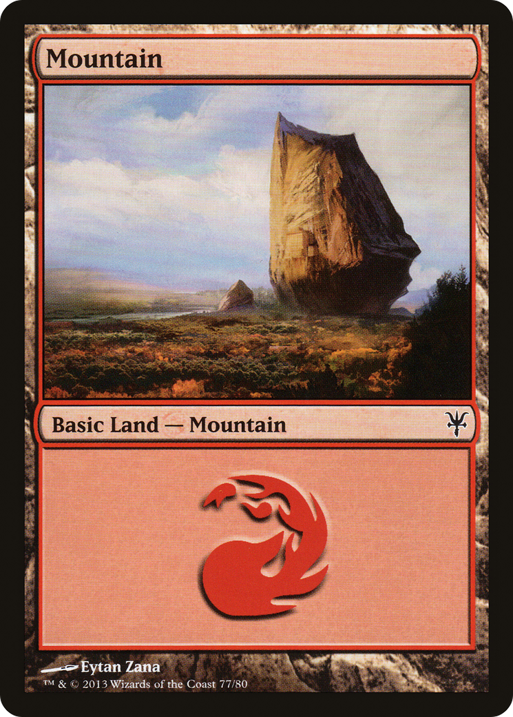 Image of Mountain (77) (DDK-077) - Duel Decks: Sorin vs. Tibalt