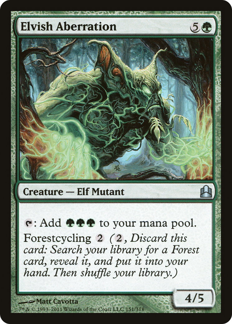 Image of Elvish Aberration (CMD-151) - Commander 2011