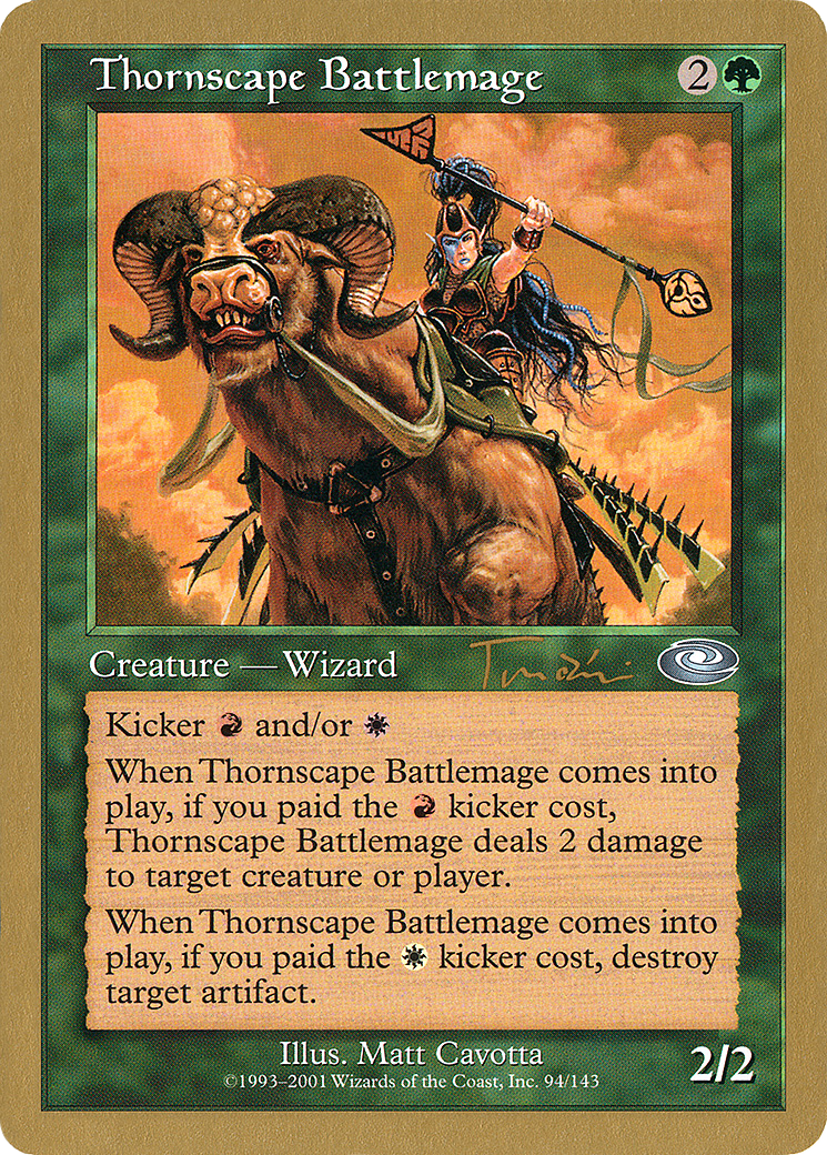 Image of Thornscape Battlemage - 2001 Jan Tomcani (PLS) (WCD-) - World Championship Decks 2001