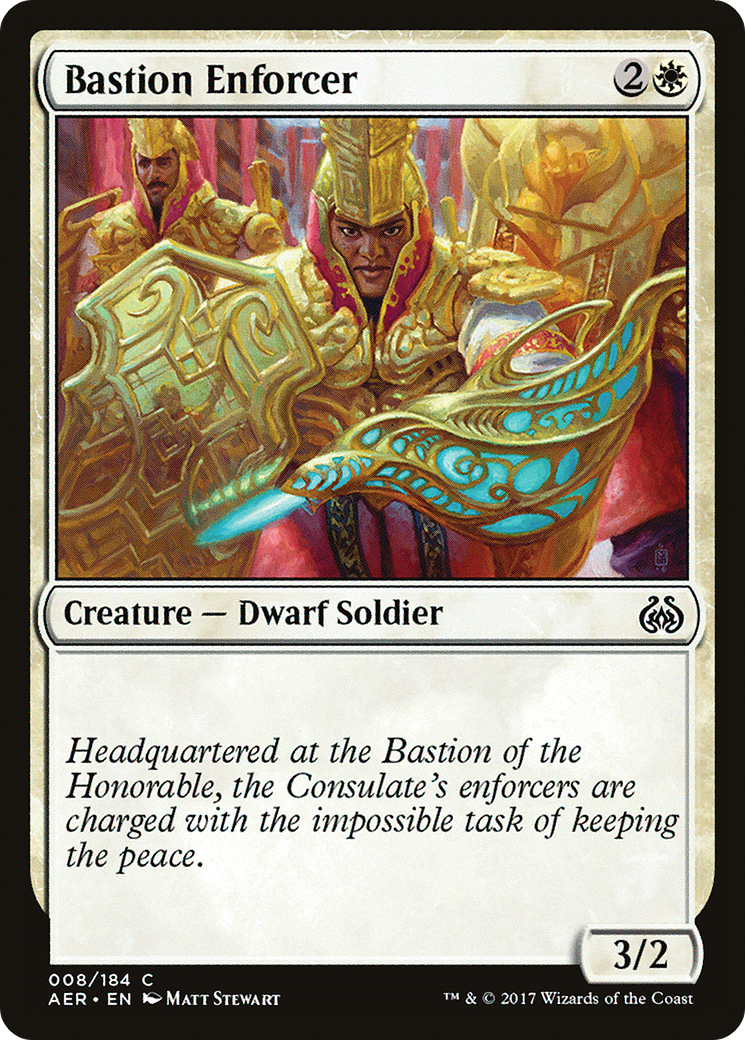 Image of Bastion Enforcer (AER-008) - Aether Revolt