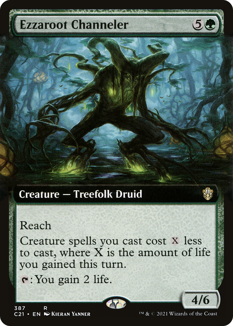 Image of Ezzaroot Channeler (Extended Art) (C21-387) - Commander 2021: (Extended Art)