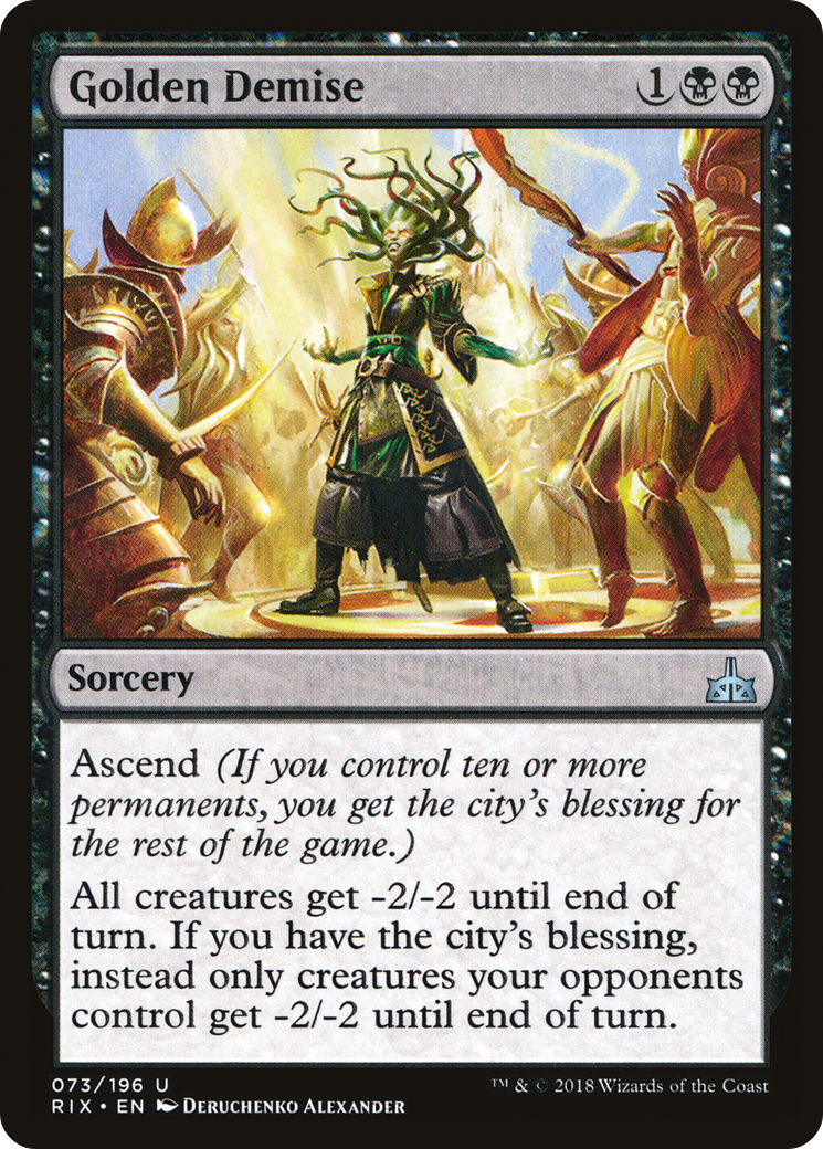 Image of Golden Demise (RIX-073) - Rivals of Ixalan