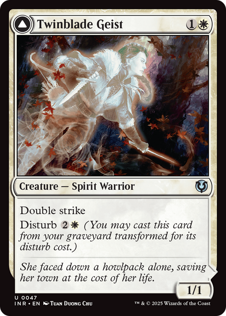 Image of Twinblade Geist (INR-047) - Innistrad Remastered: (enchantment)