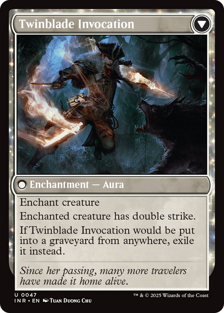 Image of Twinblade Geist (INR-047) - Innistrad Remastered: (enchantment)