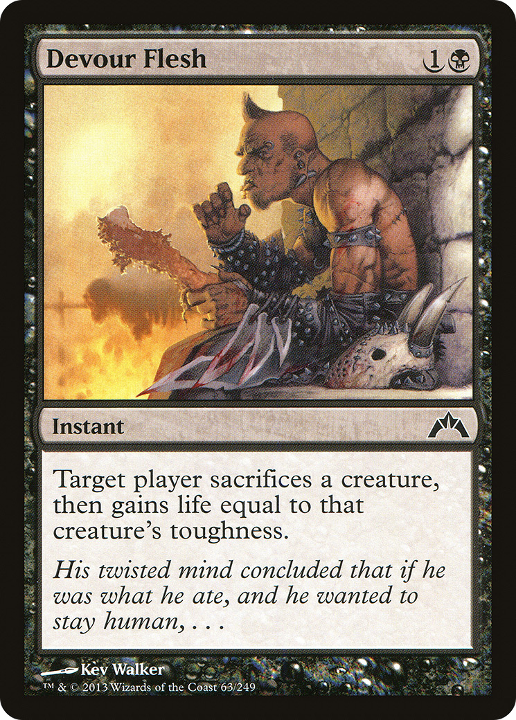 Image of Devour Flesh (GTC-063) - Gatecrash Foil