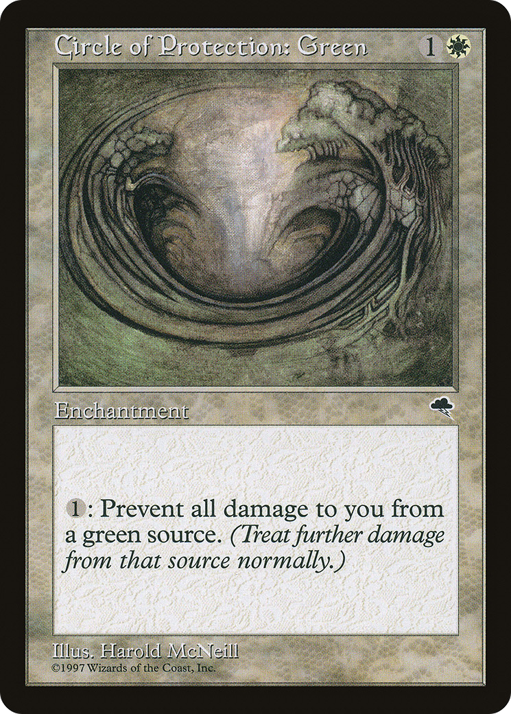 Image of Circle of Protection: Green (TMP-010) - Tempest