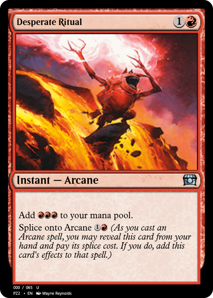 Image of Desperate Ritual (PZ2-65851) - Treasure Chest Foil