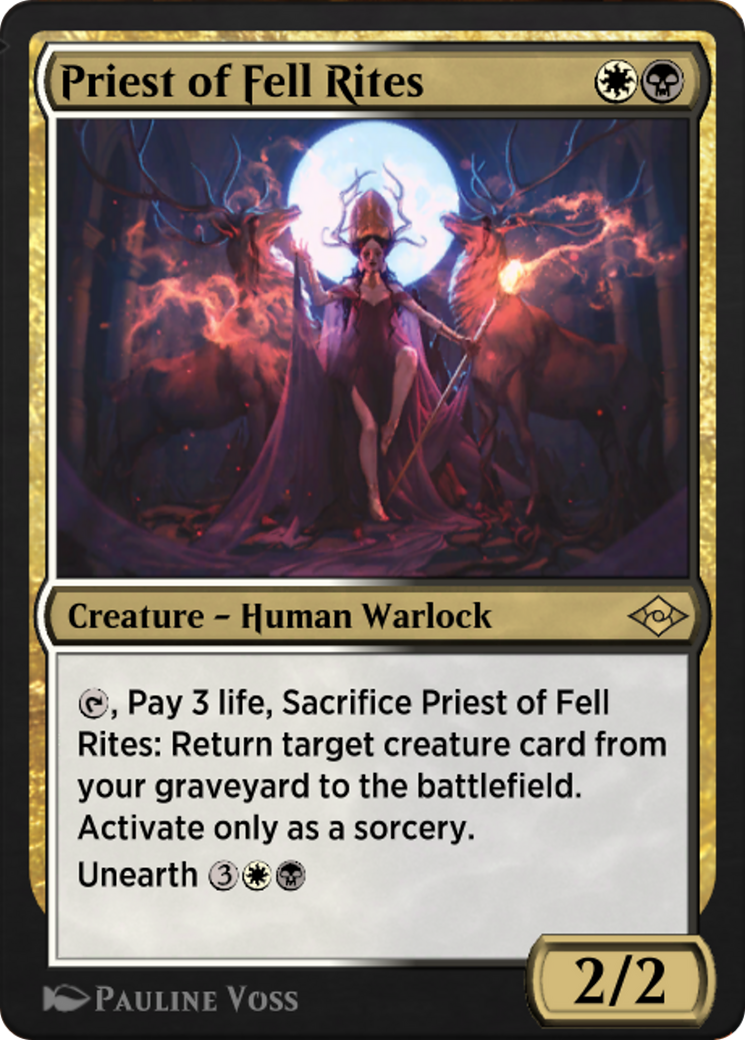 Image of Priest of Fell Rites (J21-707) - Jumpstart: Historic Horizons