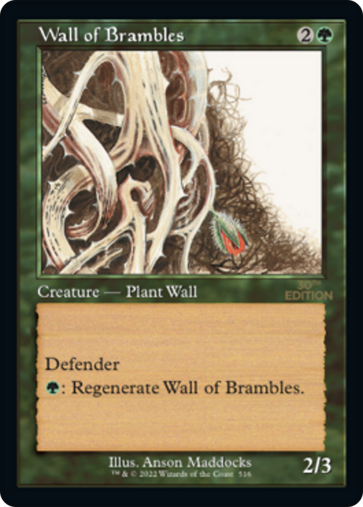 Image of Wall of Brambles (Retro Frame) (30A-516) - 30th Anniversary Edition