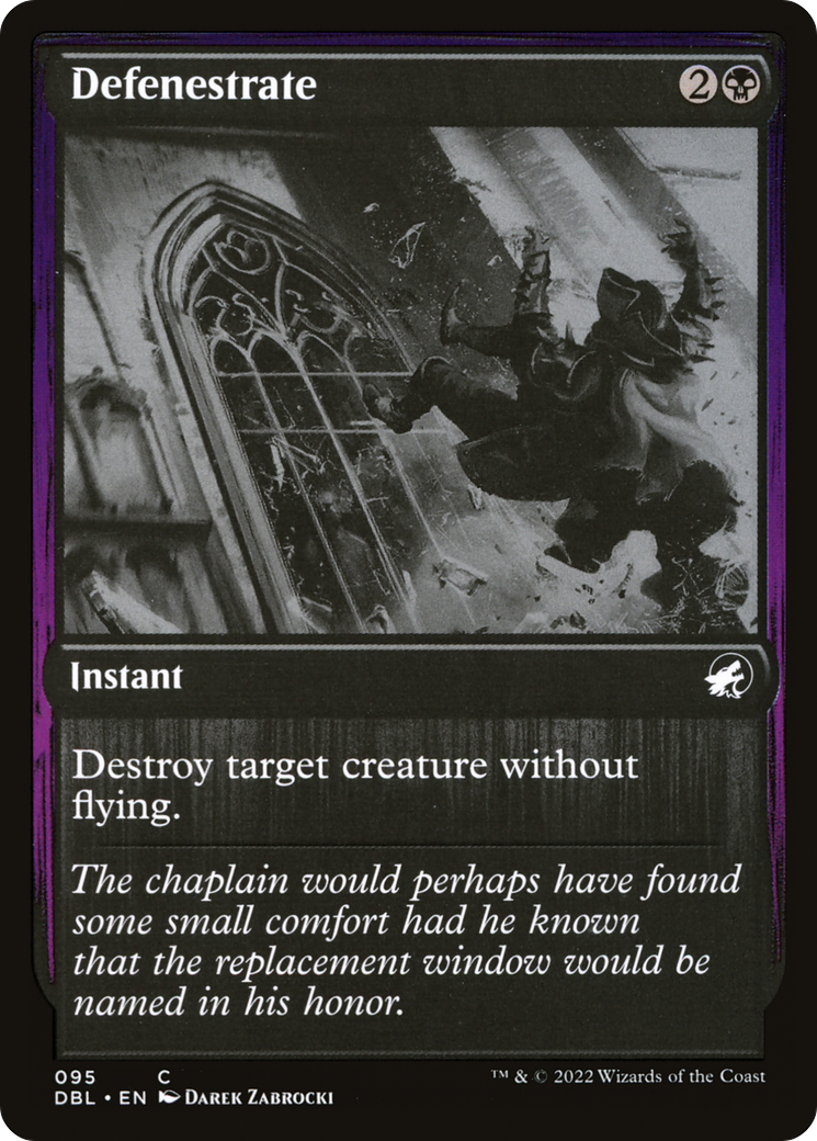Image of Defenestrate (DBL-095) - Innistrad: Double Feature Foil