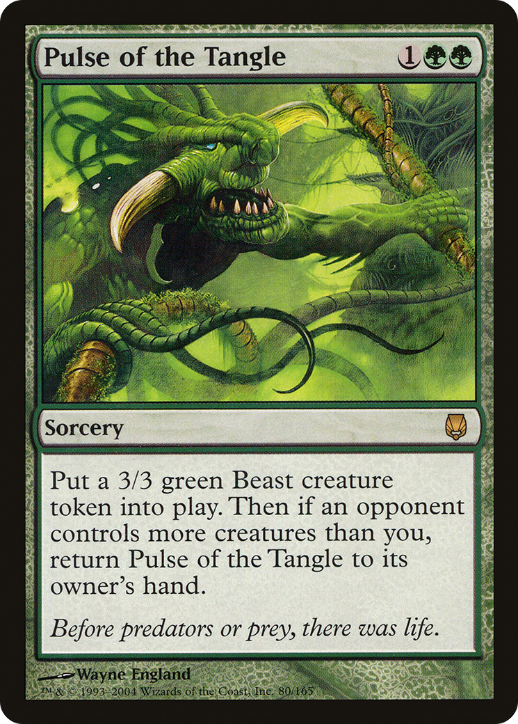Image of Pulse of the Tangle (DST-080) - Darksteel Foil