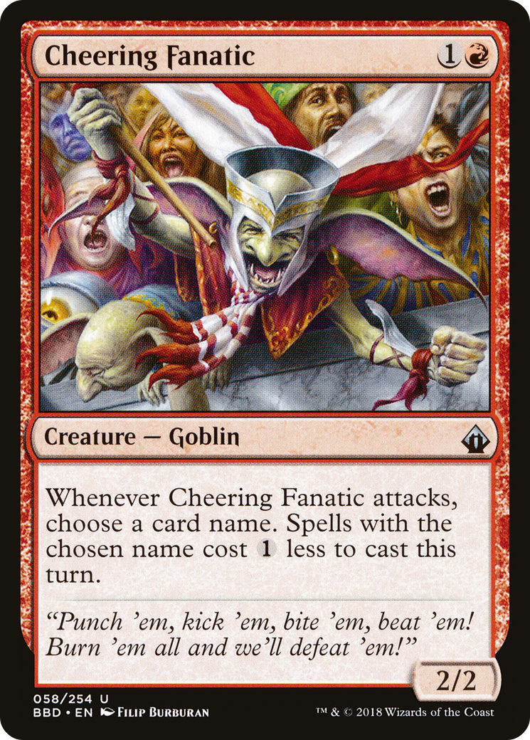 Image of Cheering Fanatic (BBD-058) - Battlebond Foil