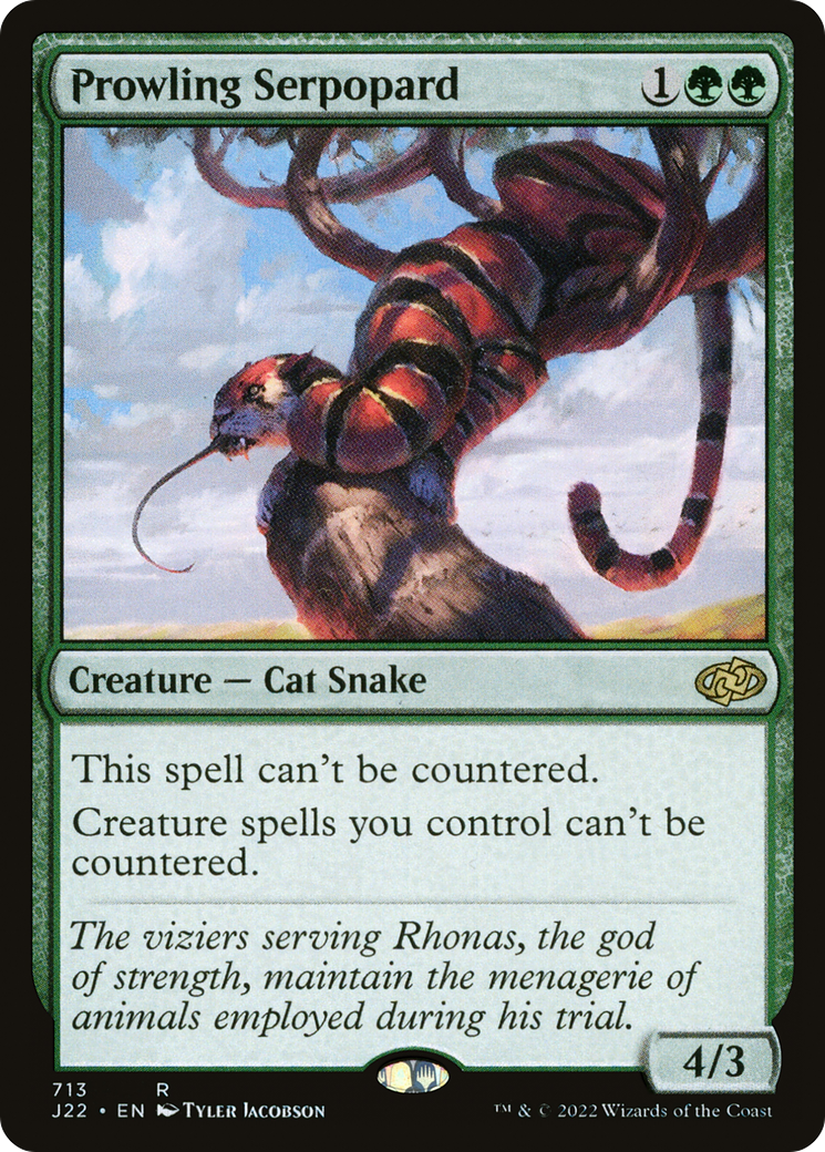 Image of Prowling Serpopard (J22-713) - Jumpstart 2022