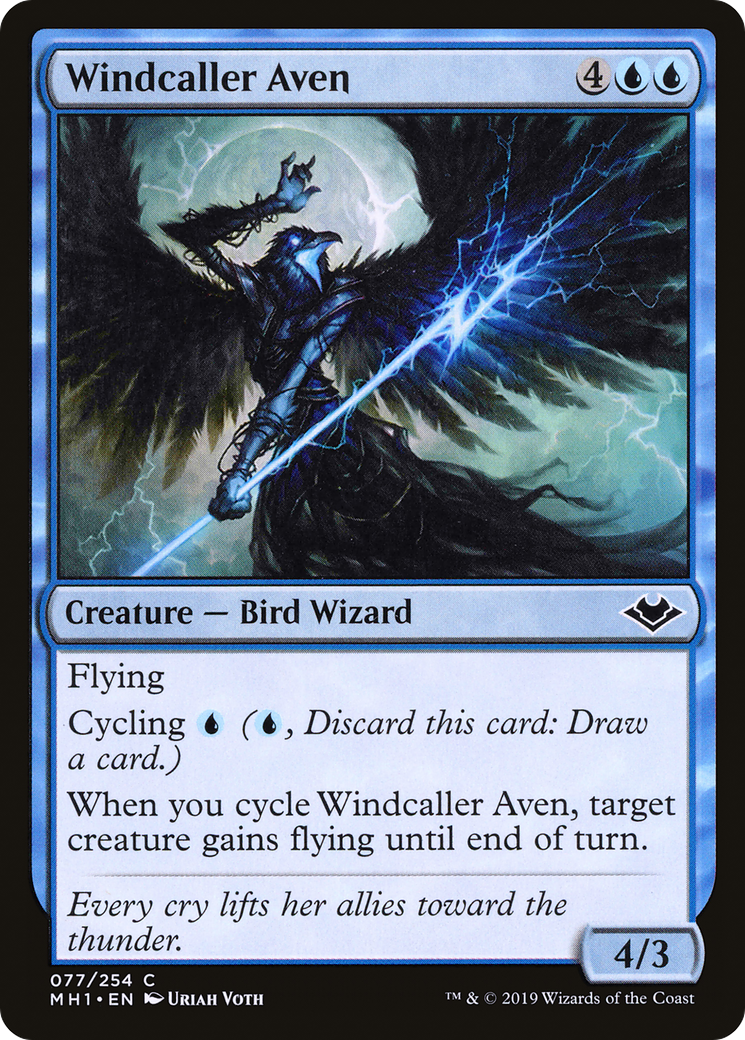Image of Windcaller Aven (MH1-077) - Modern Horizons