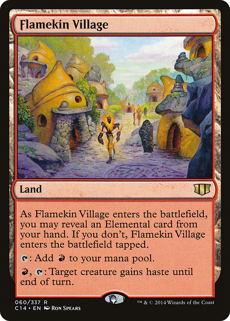 Image of Flamekin Village (C14-060) - Commander 2014