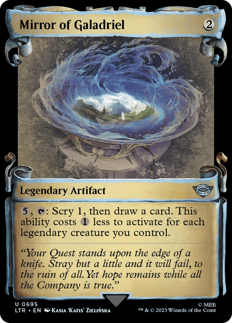 Image of Mirror of Galadriel (Showcase Scrolls) (LTR-695) - The Lord of the Rings: Tales of Middle-earth: (Showcase)
