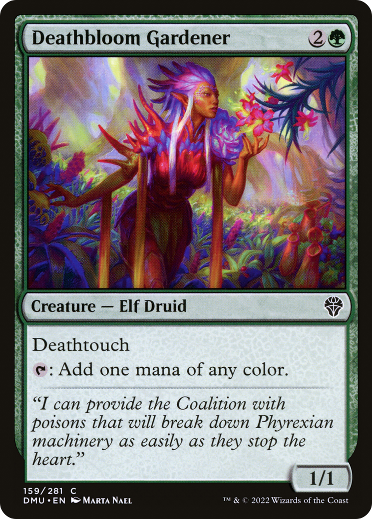 Image of Deathbloom Gardener (DMU-159) - Dominaria United Foil