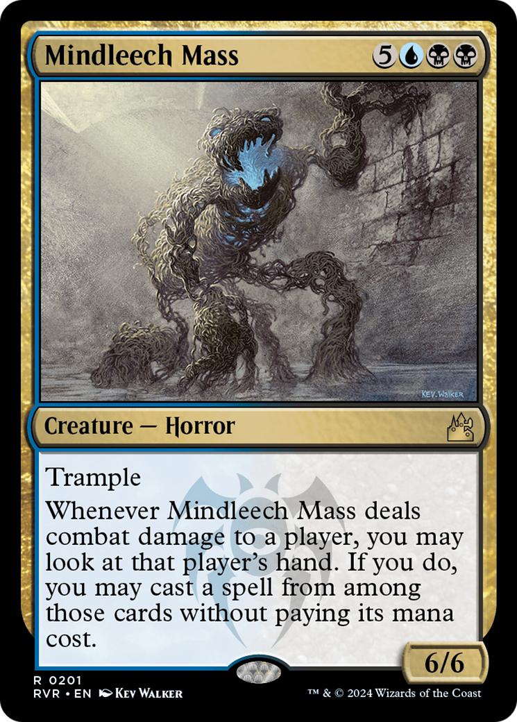 Image of Mindleech Mass (RVR-201) - Ravnica Remastered Foil