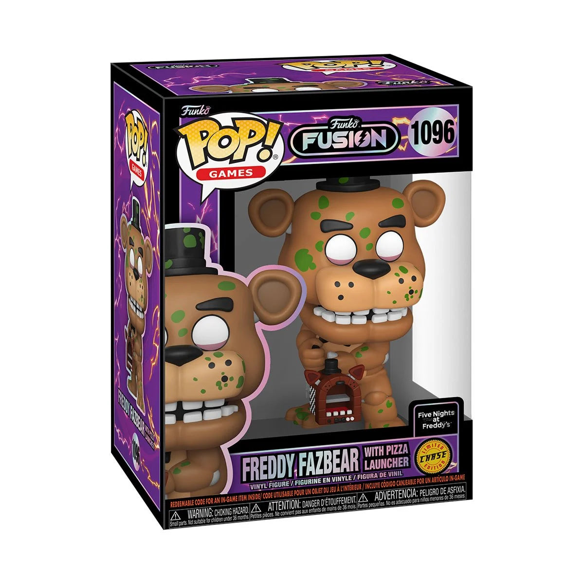 Image of Funko Fusion Five Nights at Freddy's Freddy Fazbear with Pizza Launcher Funko Pop! Vinyl Figure #1096