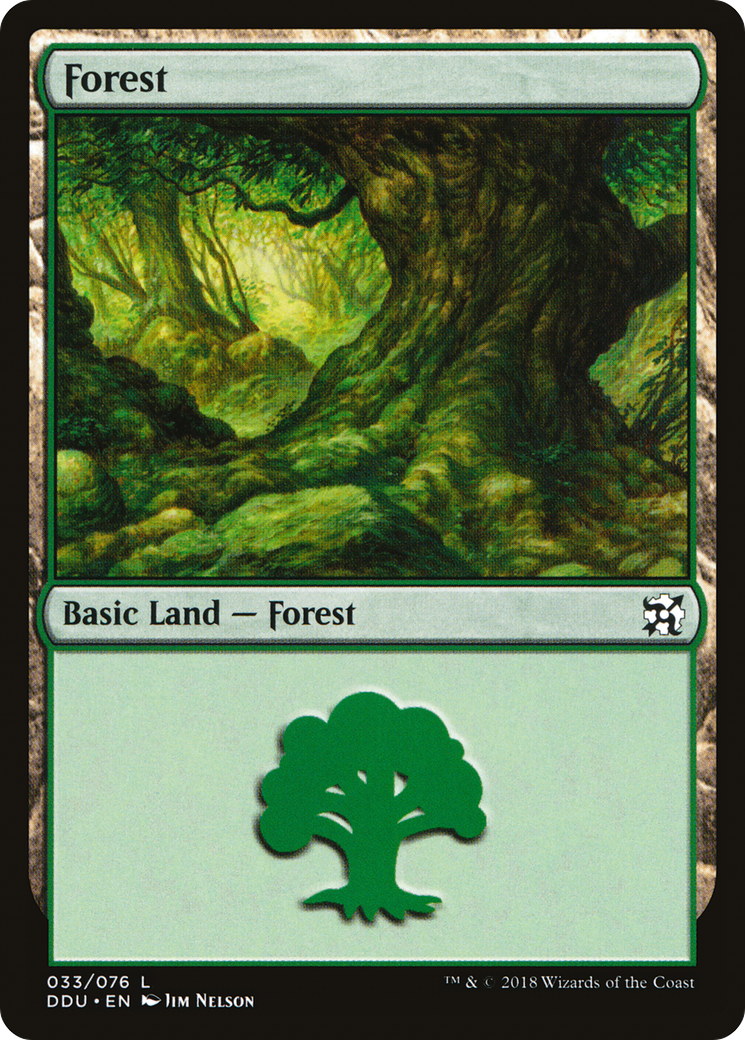 Image of Forest (33) (DDU-033) - Duel Decks: Elves vs. Inventors